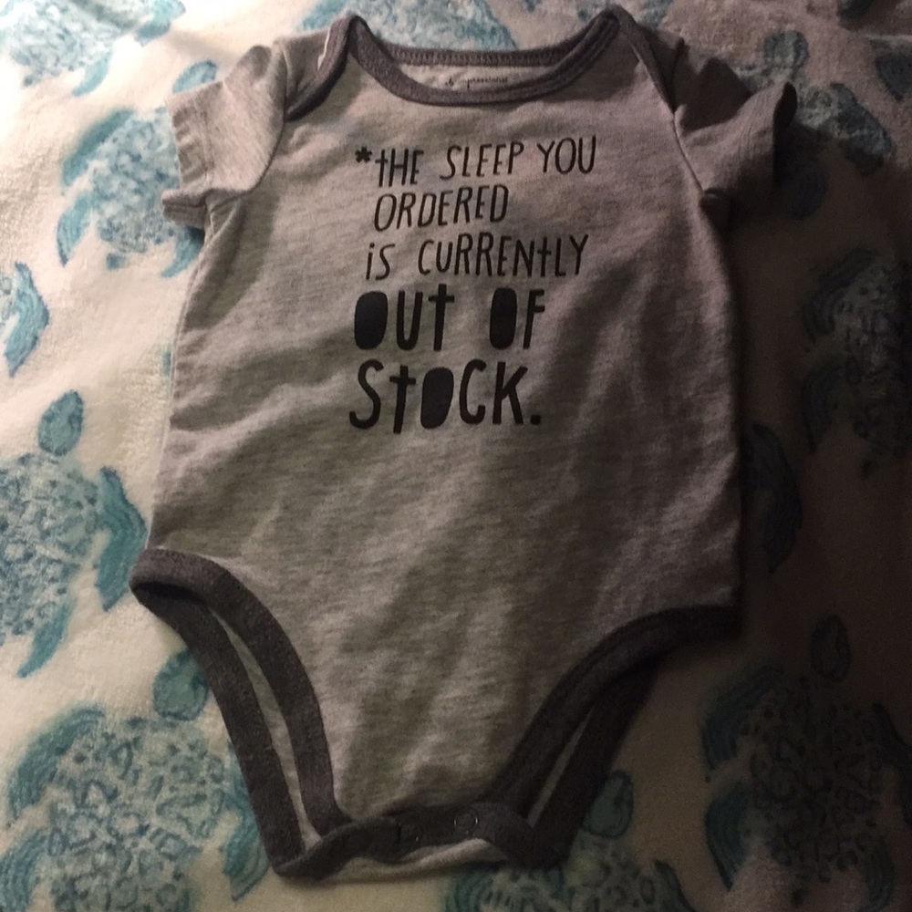 Sleep baby 0-3 months onesie